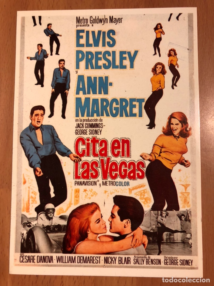 Cine: Tarjeta postal cita en Las Vegas Elvis presley