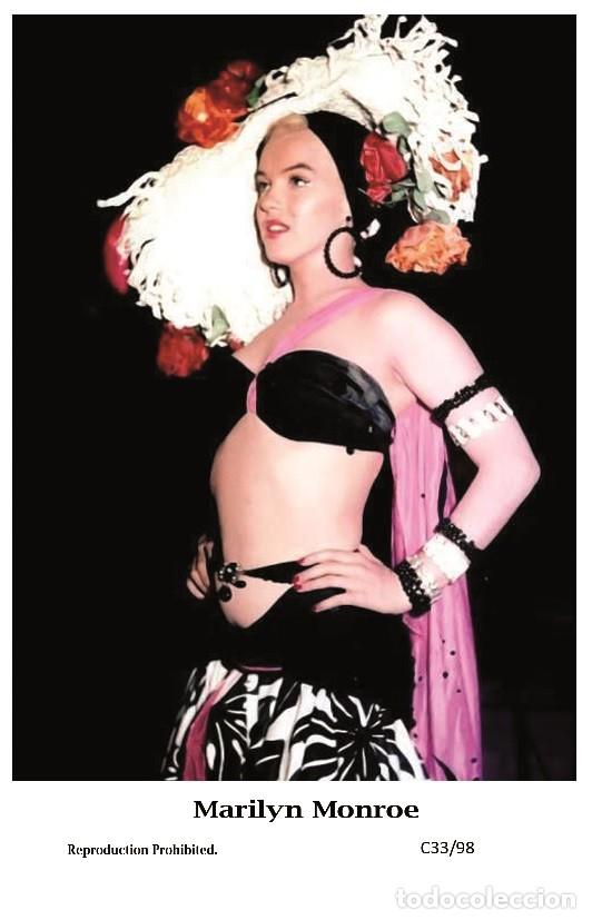 Cine: MARILYN MONROE - Film star Pin Up PHOTO POSTCARD - C33-98 Swiftsure Postcard