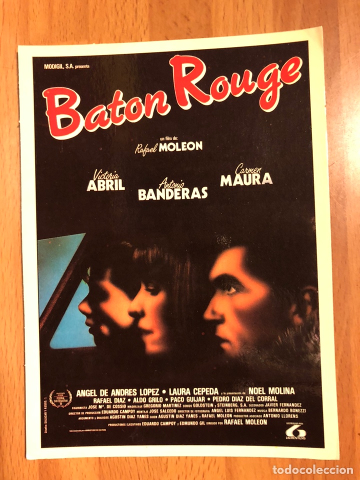 Cine: Tarjeta postal lauren films Baton Rouge.carmen Maura victoria abril Antonio banderas