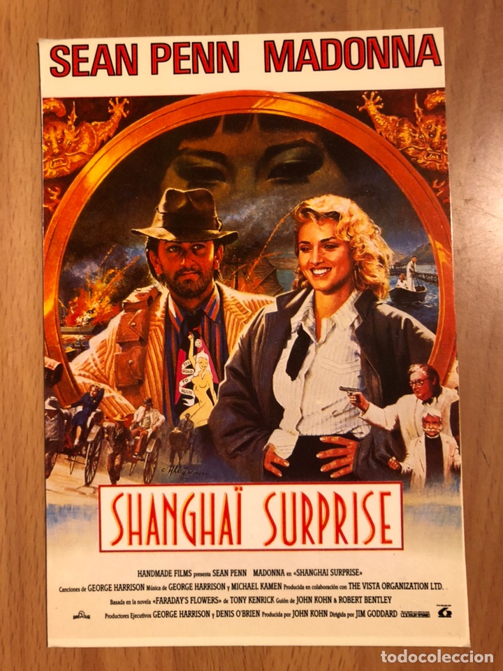 Cine: Tarjeta postal lauren films shanghai surprise Madonna Sean penn