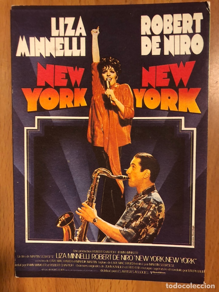 Cine: Tarjeta postal robert De Niro Liza Minnelli New York New York