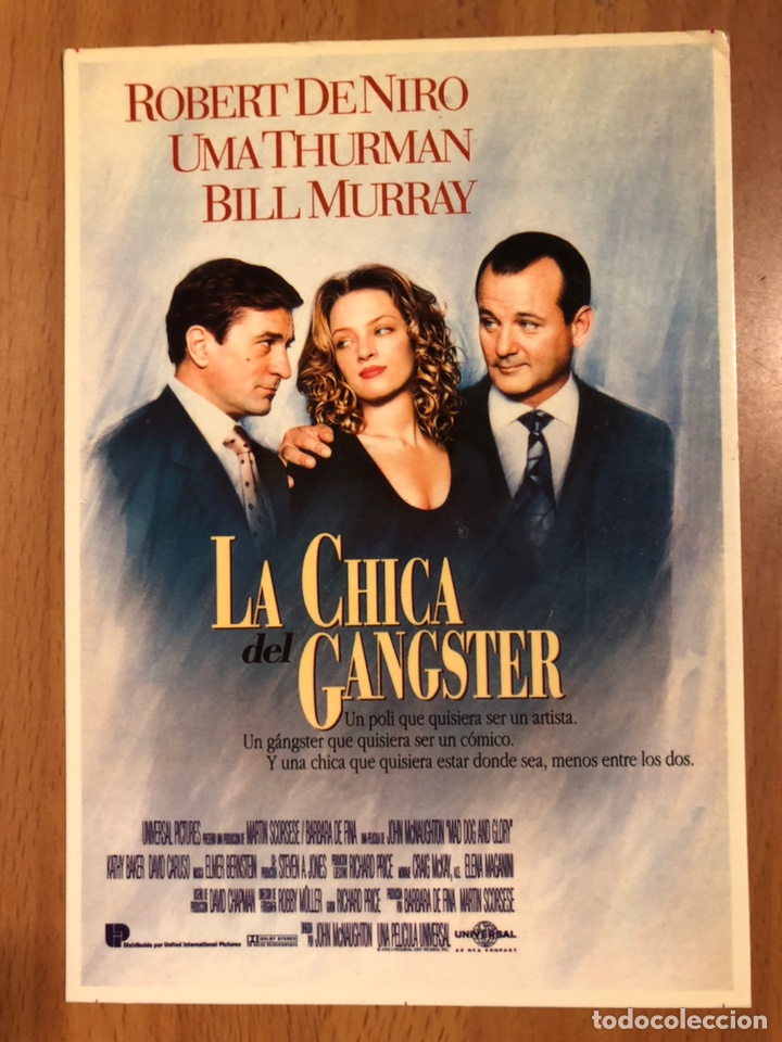 Cine: Tarjeta postal robert De Niro uma Thurman