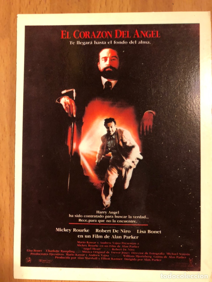 Cine: Tarjeta postal robert De Niro Mickey rourke el coraz&oacute;n del &aacute;ngel