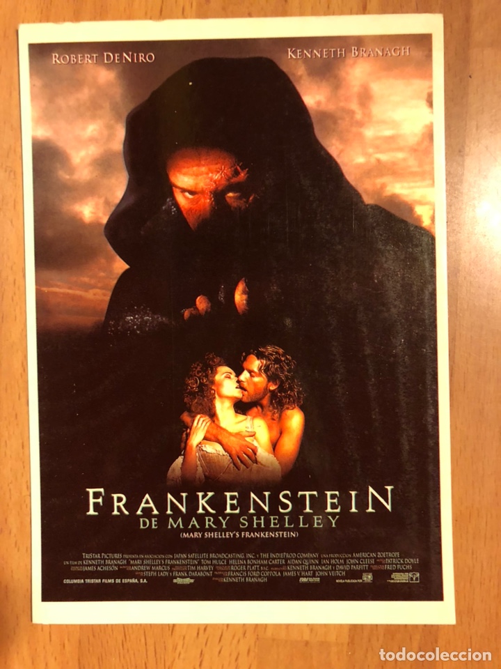 Cine: Tarjeta postal Robert De Niro frankenstein