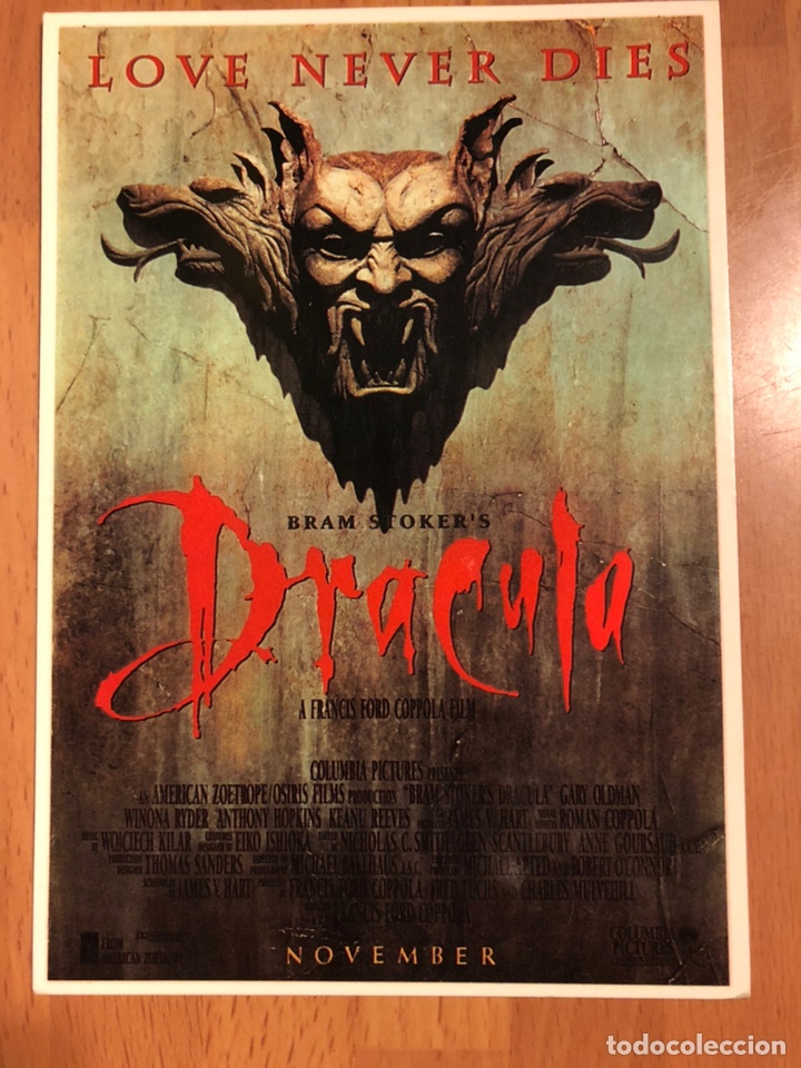 Cine: Tarjeta postal dracula gary oldman coppola