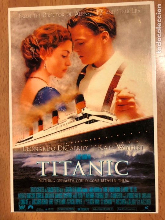 Cine: Tarjeta postal titanic Leonardo DiCaprio