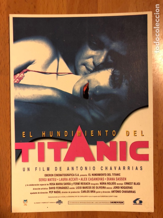 Cine: Tarjeta postal el hundimiento del titanic sergi mateu