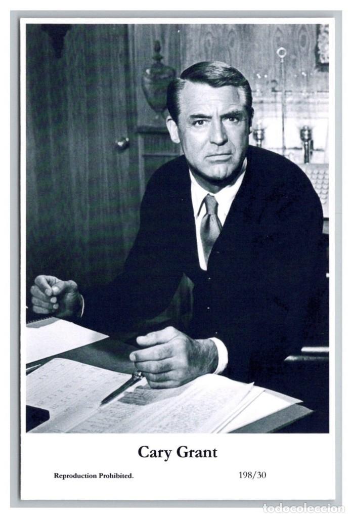 Cine: CARY GRANT - Film star PHOTO POSTCARD - 198-30 Swiftsure Postcard