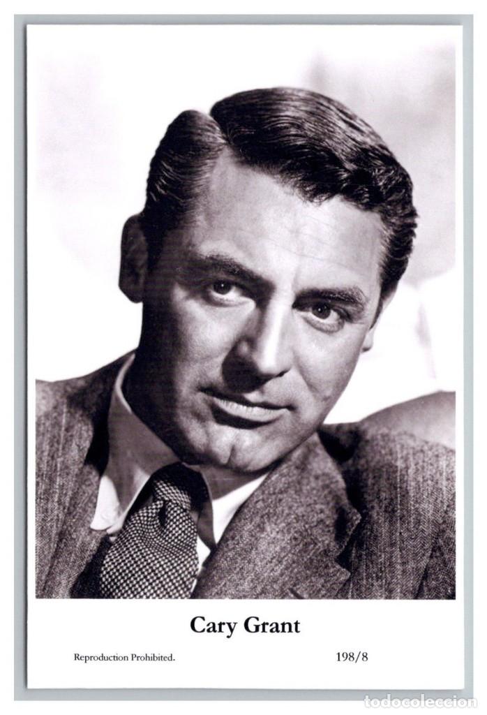 Cine: CARY GRANT - Film star PHOTO POSTCARD - 198-8 Swiftsure Postcard