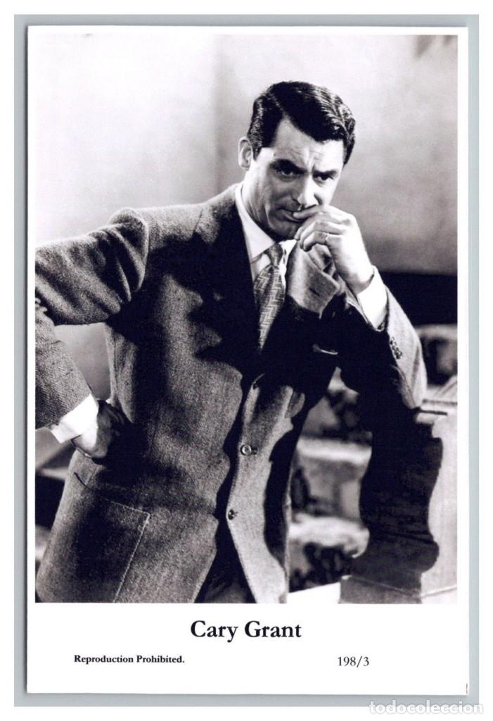 Cine: CARY GRANT - Film star PHOTO POSTCARD - 198-3 Swiftsure Postcard
