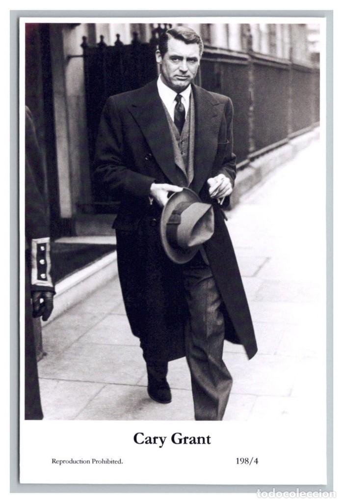 Cine: CARY GRANT - Film star PHOTO POSTCARD - 198-4 Swiftsure Postcard