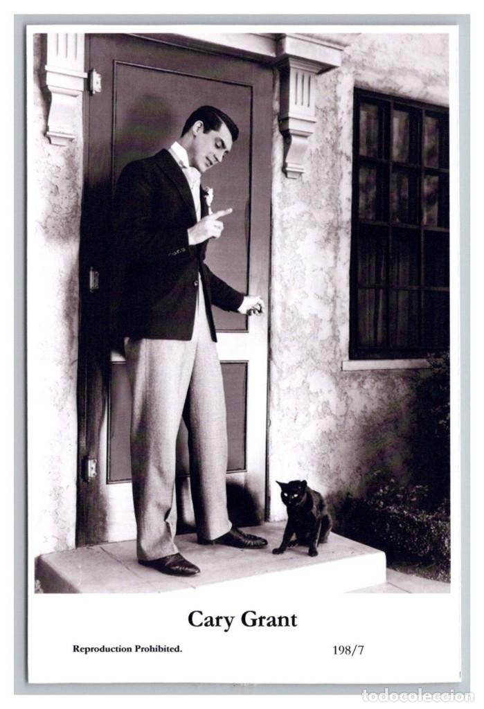 Cine: CARY GRANT - Film star PHOTO POSTCARD - 198-7 Swiftsure Postcard