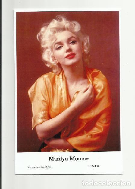 Cine: MARILYN MONROE - Film star Pin Up PHOTO POSTCARD - C33-104 Swiftsure Postcard