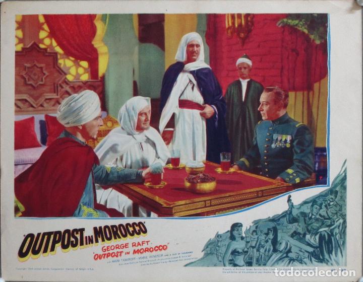 Cine: ZD34 LA ULTIMA CARGA GEORGE RAFT LEGION LOBBY CARD ORIGINAL AMERICANO