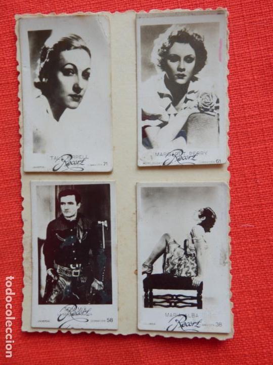 Cine: 4 MICROCROMOS 4,5X2 cms., pel&iacute;culas a&ntilde;os 30, la venganza de john...