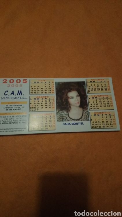 Cine: Calendario 2005 sara montiel