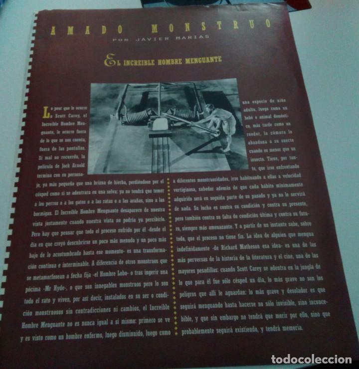 Cine: EL INCREIBLE HOMBRE MENGUANTE.JAVIER MARIAS.