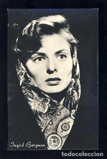 Cine: Foto-Postal de artista de cine: INGRID BERGMAN (Ed.Soberanas 65)