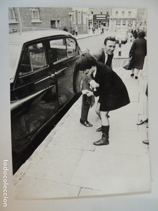Cine: geraldine chaplin - foto original b/n