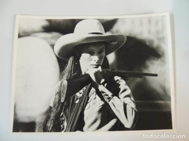 Cine: geraldine chaplin - foto original b/n - buffalo bill y los indios