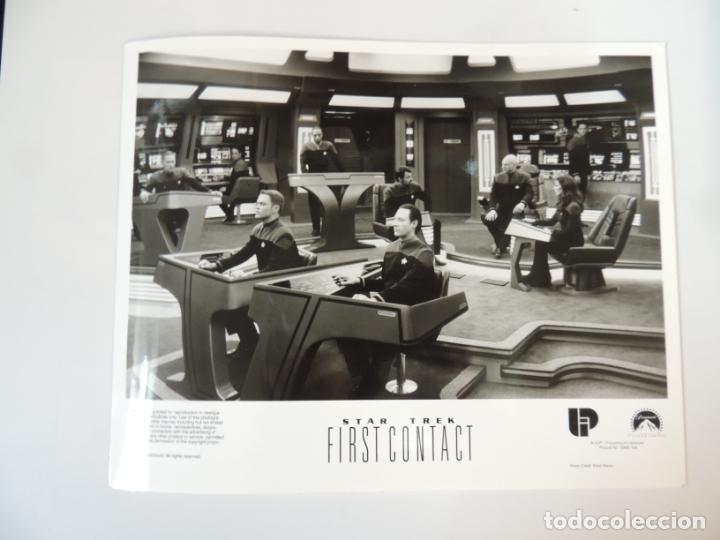 Cine: Star Trek: Primer contacto - foto b/n original - Star Trek: First Contact patrick stewart