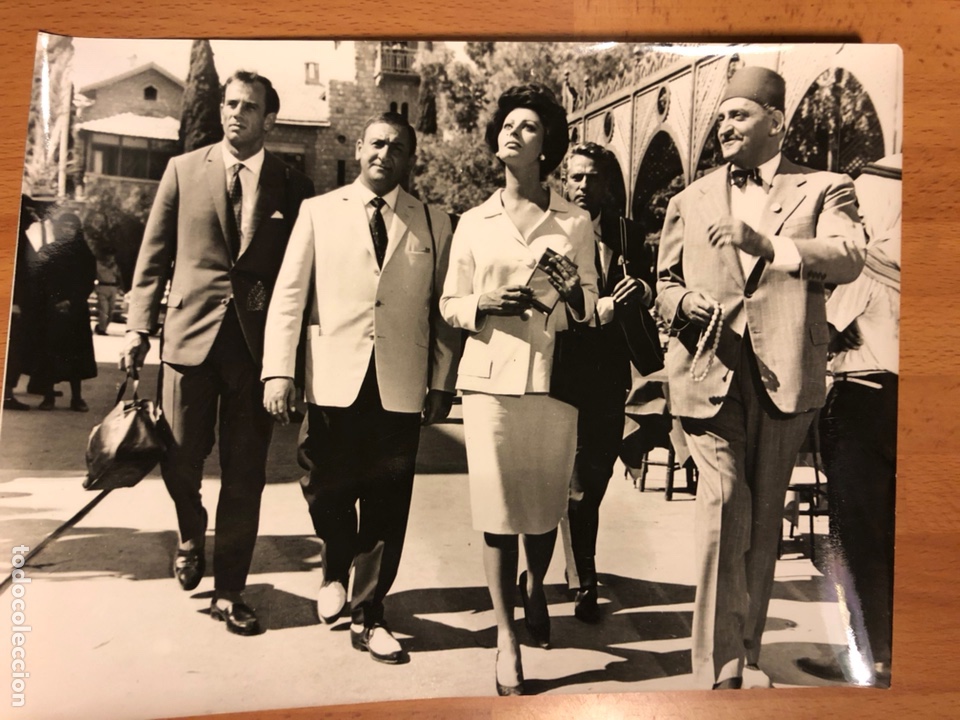 Cine: Foto original de Sof&iacute;a loren 24x18 cm