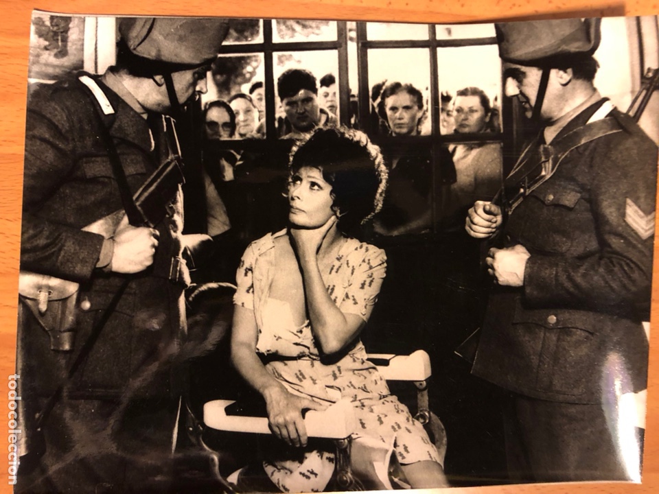 Cine: Foto original de Sof&iacute;a loren 24x18 cm