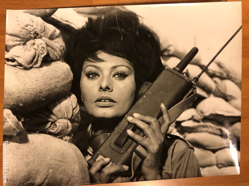 Cine: Foto original de Sof&iacute;a loren 24x18 cm