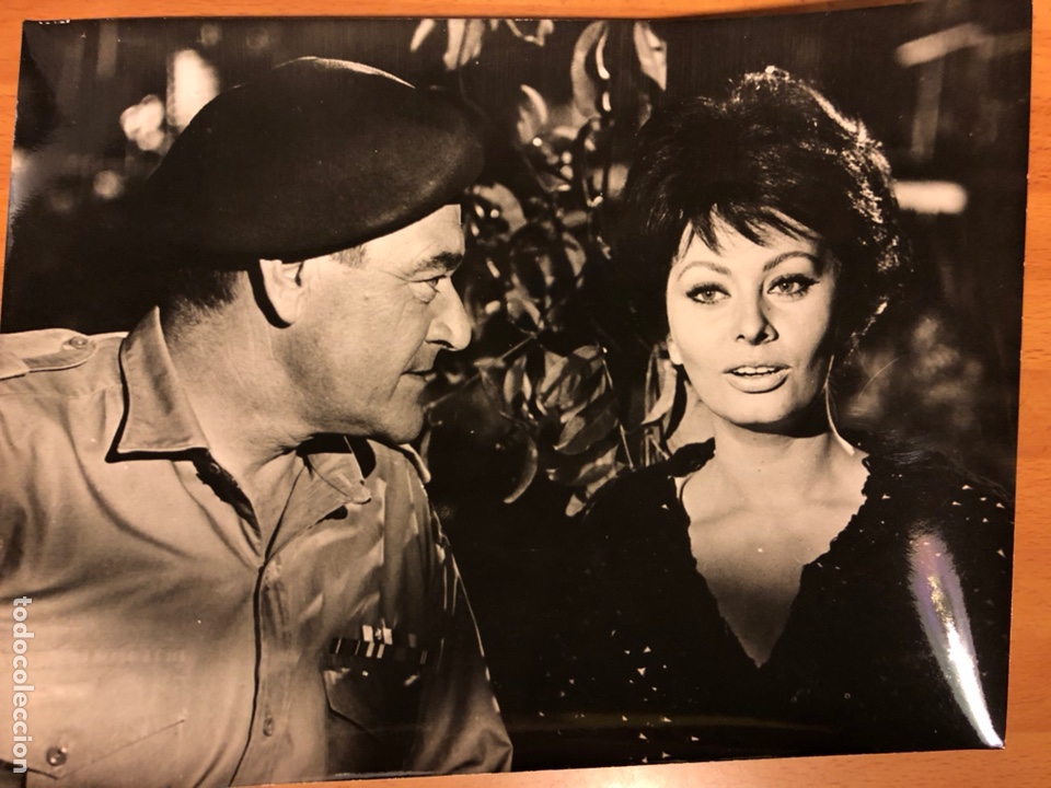 Cine: Foto original de Sof&iacute;a loren 24x18 cm