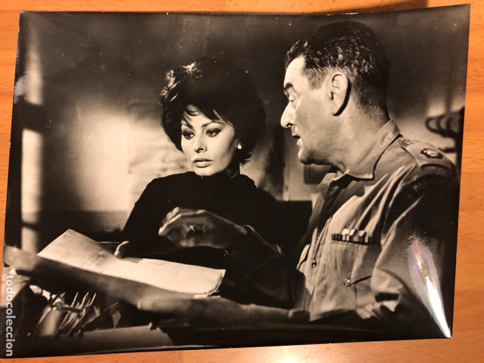 Cine: Foto original de Sof&iacute;a loren 24x18 cm