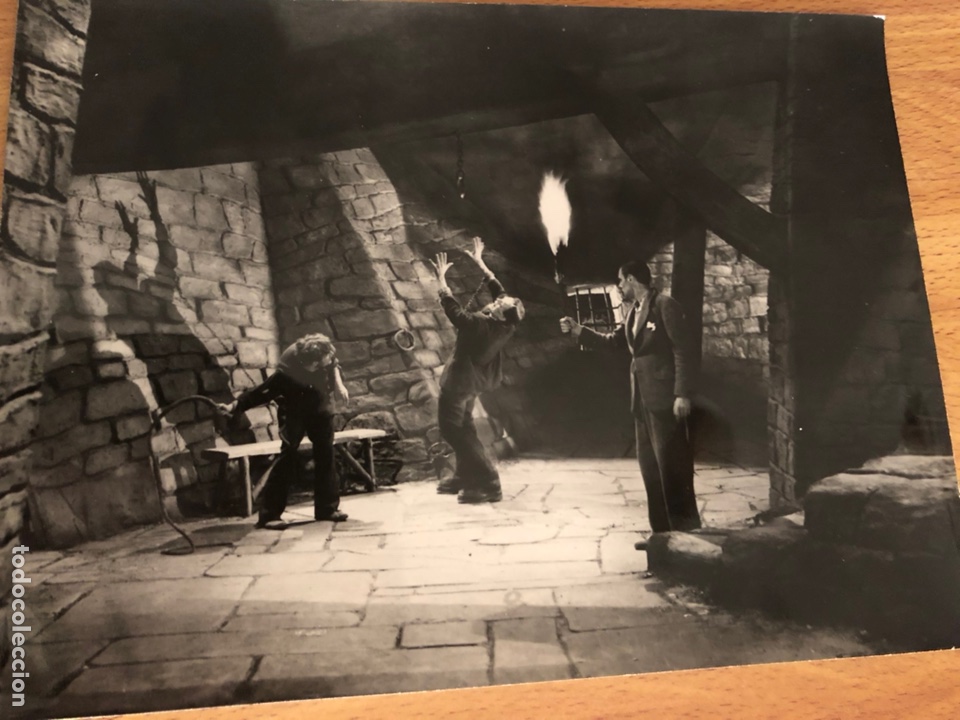 Cine: Foto original de Boris karloff en frankenstein 24 x 18 cm