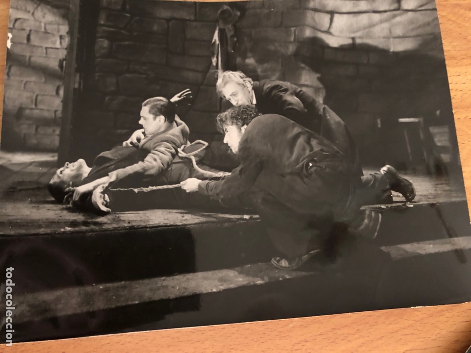 Cine: Foto original de Boris karloff en frankenstein 24 x 18 cm