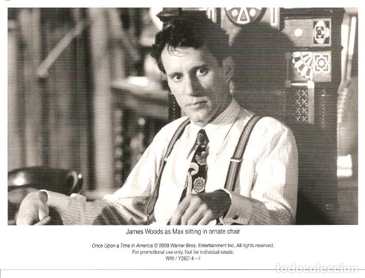 Cinema: FOTO TIPO POSTAL, JAMES WOODS EN -ERASE UNA VEZ EN AM&Eacute;RICA-, WARNER-2009