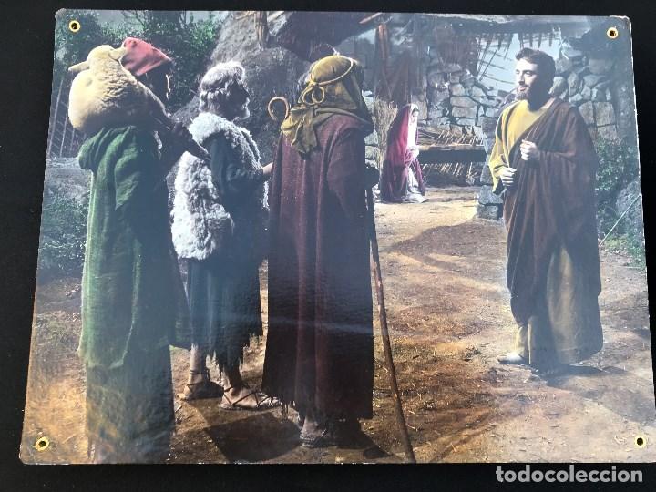 Cine: R130- ANTIGUO CARTEL EN CARTON DE FOTOGRAMA DE UNA PELICULA - RELIGIOSA - NO SE EL TITULO