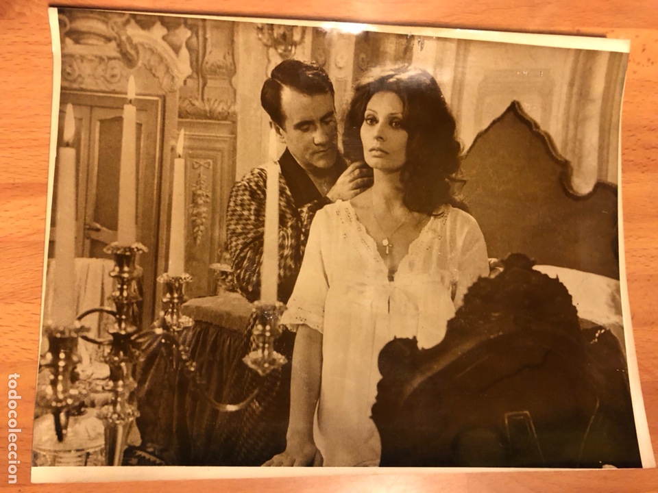 Cine: Foto original de el viaje.sofia Sophia Loren.24x18 cm