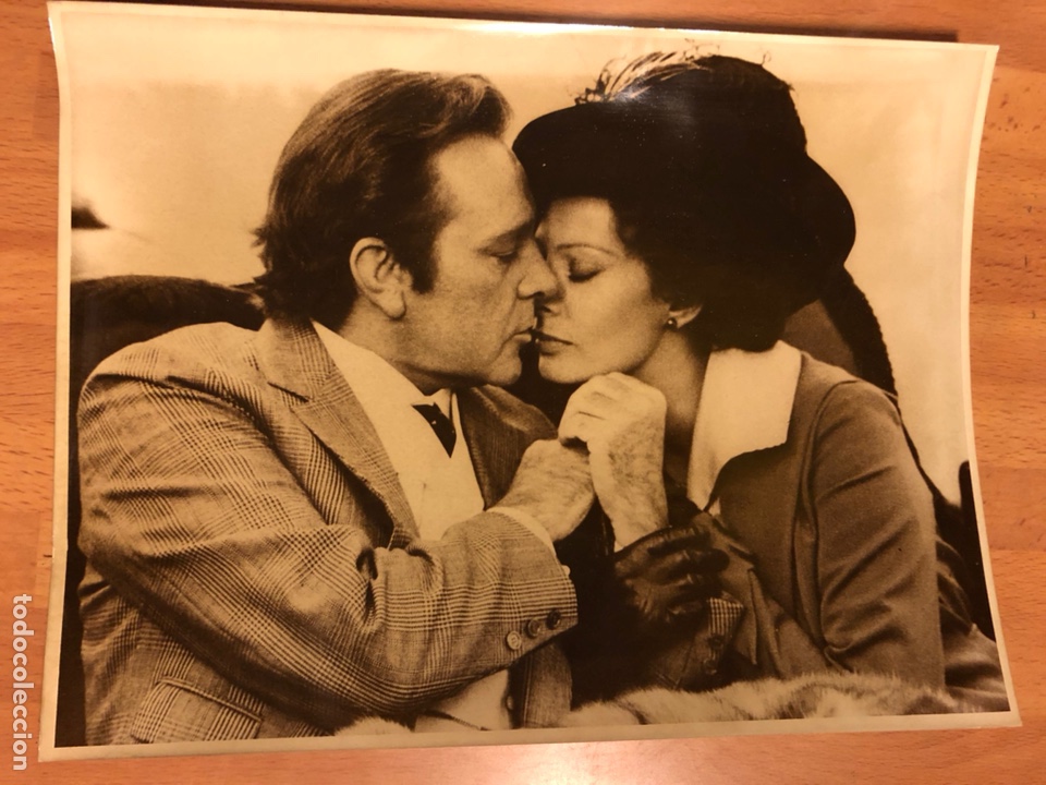 Cine: Foto original de el viaje.sofia Sophia Loren y richard burton.24x18 cm