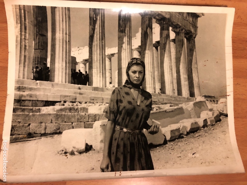 Cine: Foto original 24x18 cm la sirena y el delfin sofia Sophia Loren