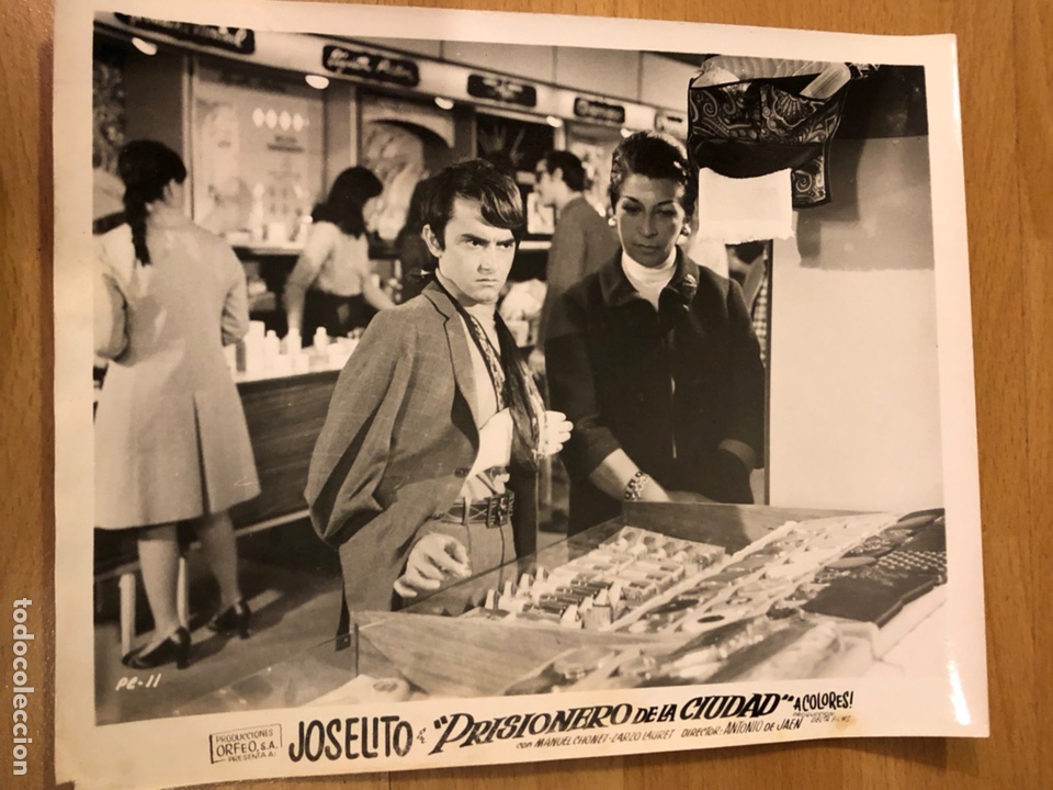Cine: Foto 25x20 cm prisionero en la ciudad joselito