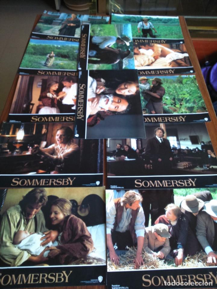 Cinema: SOMMERSBY -- 12 FOTOCROMOS ORIGINALES DE CINE --