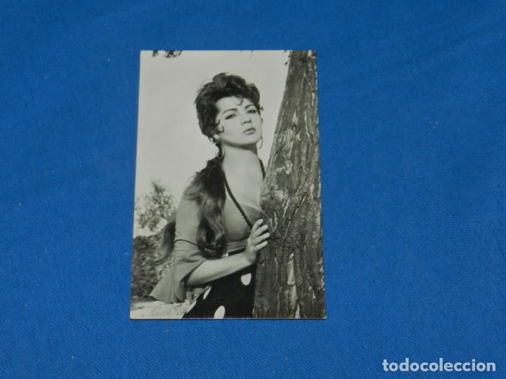 Cine: (M19) POSTAL ANTIGUA CINE , ACTRIZ SARA MONTIEL , SE&Ntilde;ALES DE USO