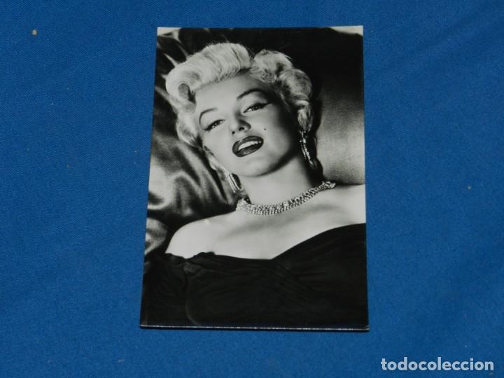 Cine: (M19) POSTAL ANTIGUA CINE , ACTRIZ MARILYN MONROE , SE&Ntilde;ALES DE USO