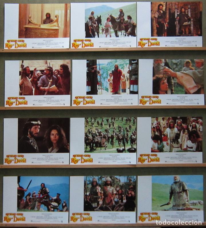 Cine: QT11 REY DAVID RICHARD GERE SET COMPLETO 12 FOTOCROMOS ORIGINAL ESTRENO