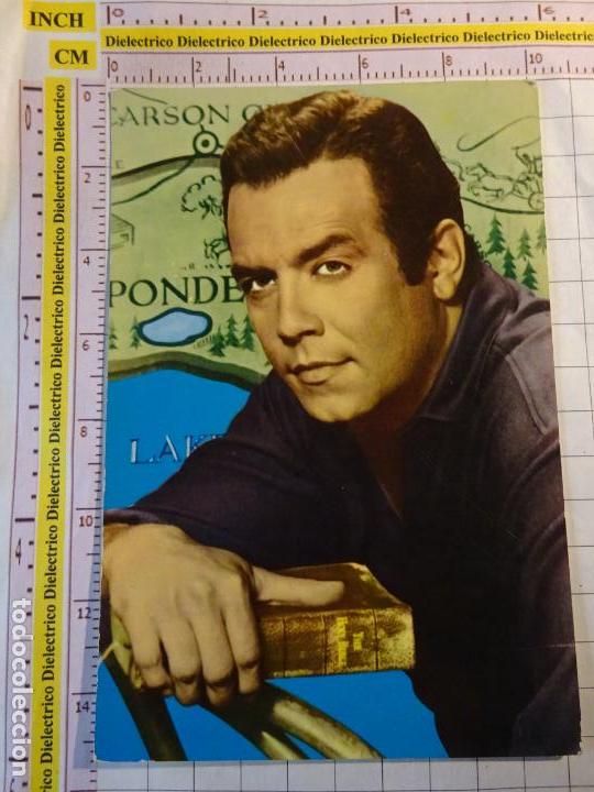 Kino: POSTAL DE CINE. A&Ntilde;O 1964. ACTOR PERNELL ROBERTS. SERIE BONANZA PONDEROSA. 2350