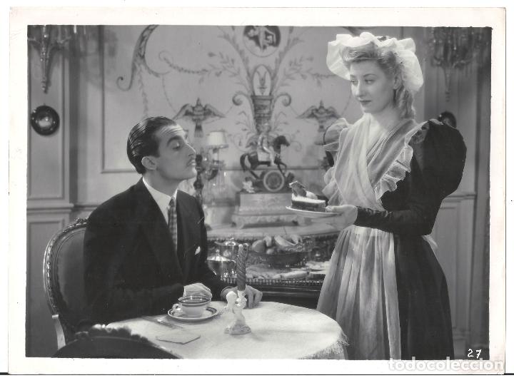 Cine: F29199 LINA YEGROS JULIO PE&Ntilde;A NI TUYO NI MIO FOTO B/N ORIGINAL ESPA&Ntilde;OLA