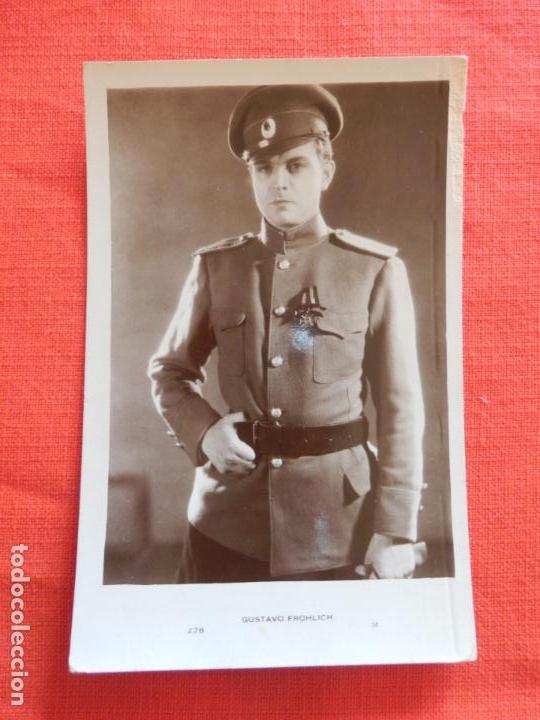 Cine: gustavo frohlich, tarjeta postal fotografica b/n a&ntilde;os 30