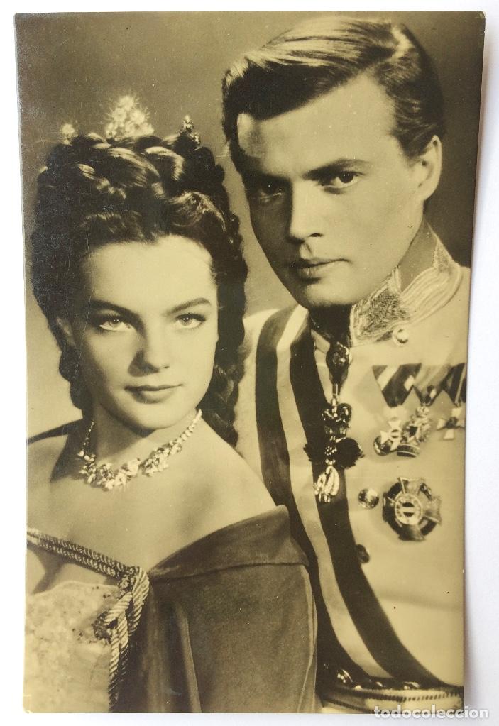 Cine: POSTAL 1673 ROMY SCHNEIDER Y KARLHEIZ BHONM - JDP VALENCIA - SIN USAR