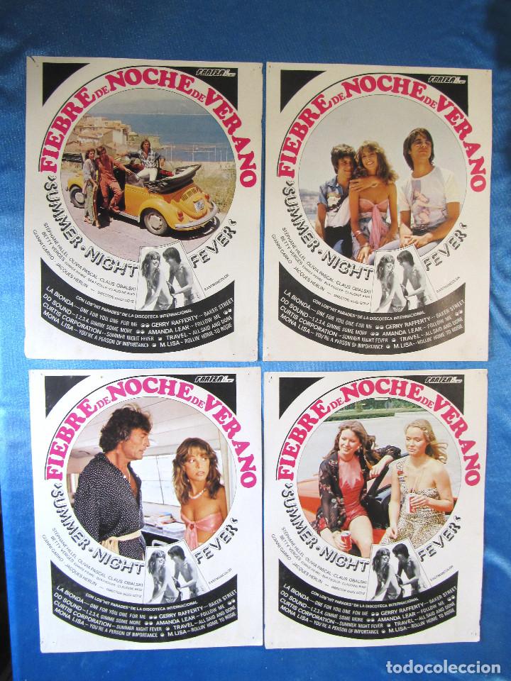 Cine: LOBBY CARD. 11 FOTOCROMOS. FIEBRE DE NOCHE DE VERANO, 1978.
