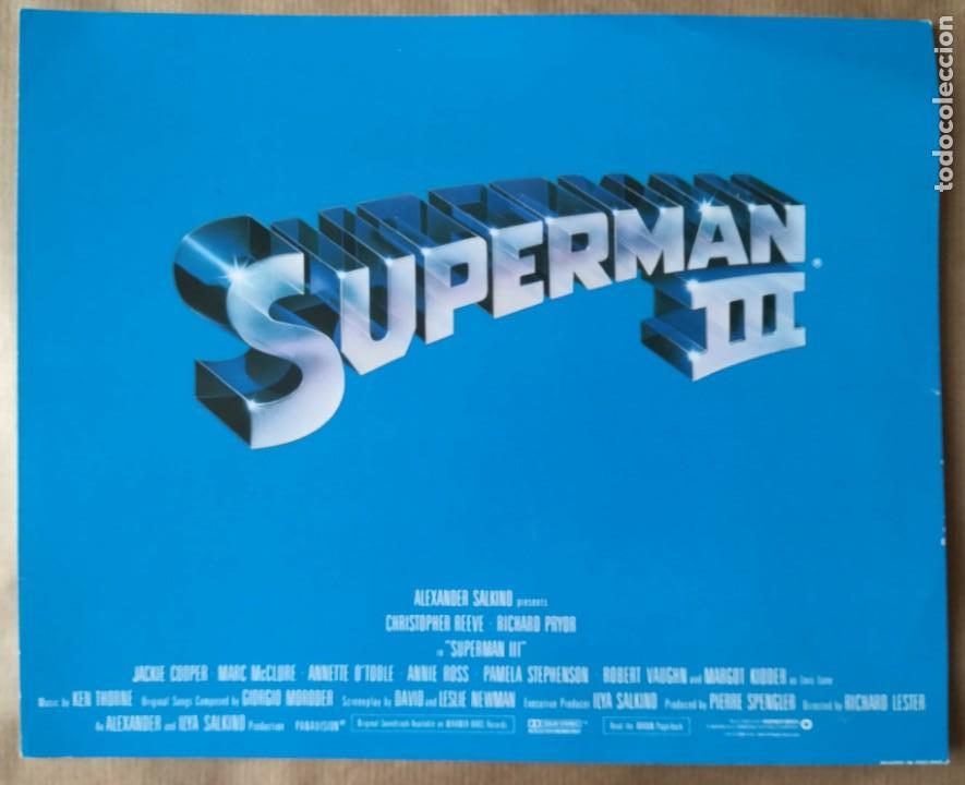 Kino: FOTOCROMO INTRO PEL&Iacute;CULA SUPERM&Aacute;N III