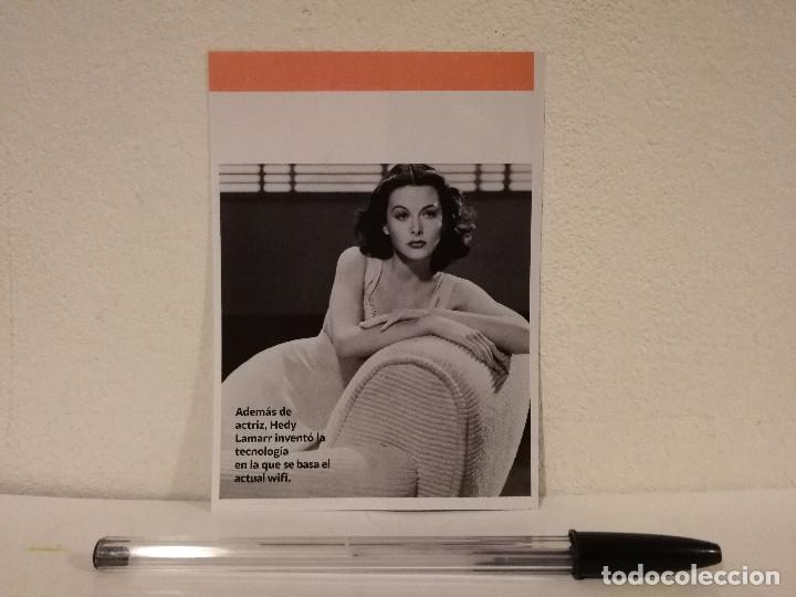 Cin&eacute;ma: TARJETA ACARTONADA -9*13- Hedy Lamarr - ALBUM - MIRADA