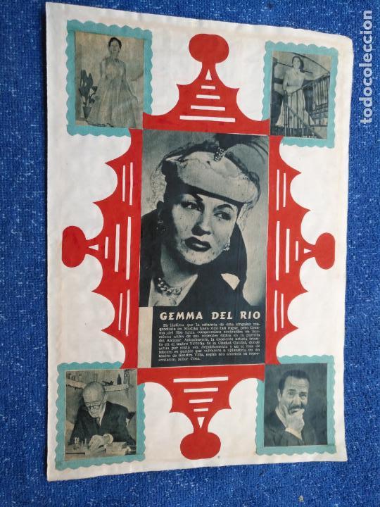 Cinema: HAGA SU OFERTA - HOJA ALBUM A&Ntilde;OS 50 CINE ACTORES ACTRICES CANTANTES ARTISTAS PELICULAS TEATRO